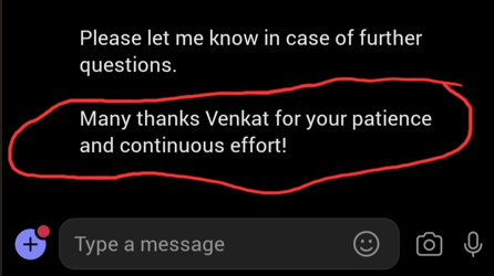 Client appreciation 1